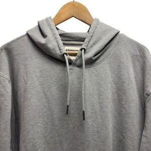 Bearbottom Men's Size XXL Gray Pullover Drawstring Stretch Hoodie Sweatshirt euc